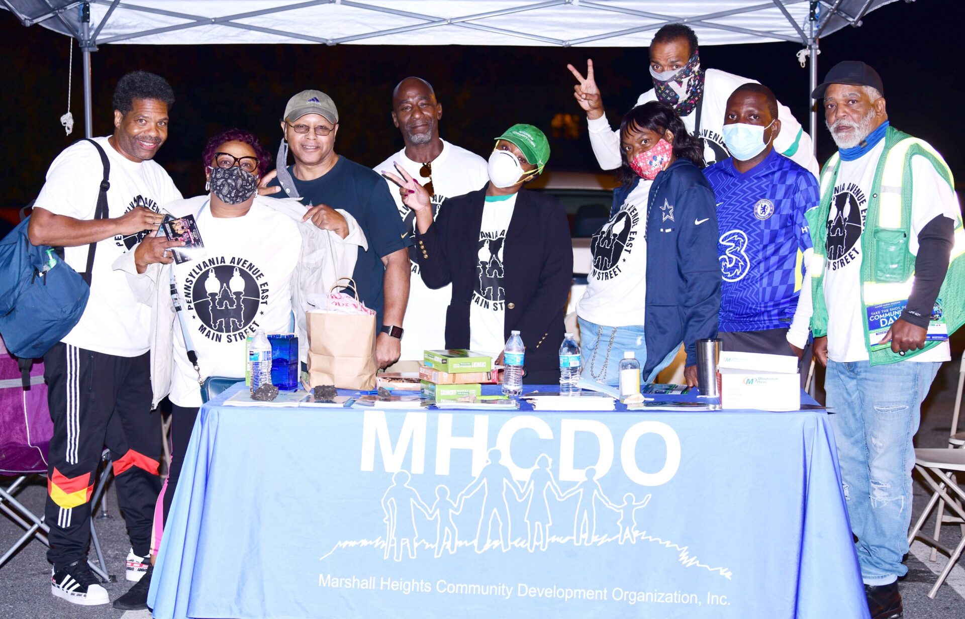 Participants at 2021 ART ALL NIGHT at Shops at Penn Branch