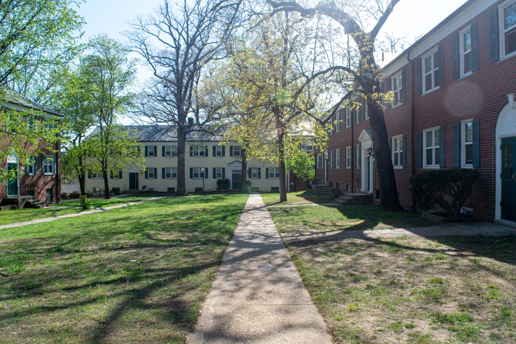 Barcroft Apartments sidewalk view
