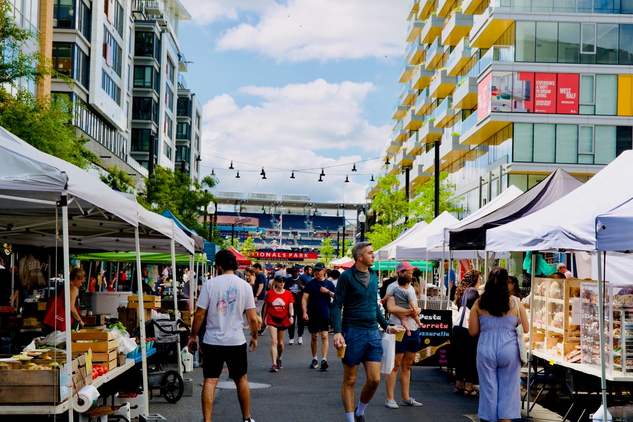 Half street market by Nationals Park